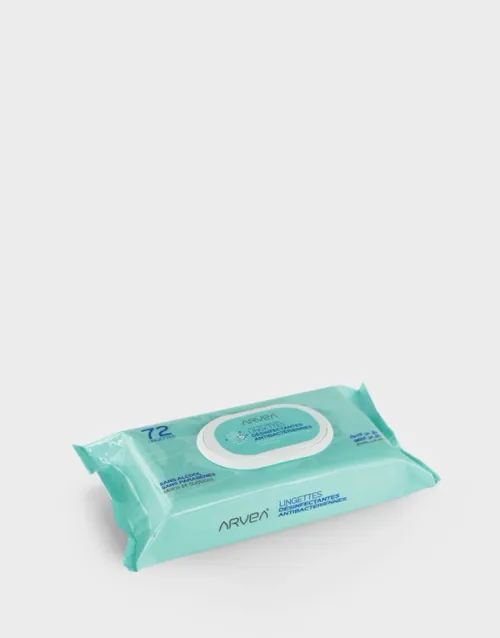 ( GM )&nbsp; &nbsp;Lingettes Désinfectantes Antibactériennes&nbsp;&nbsp;&nbsp;Paquet de&nbsp;72