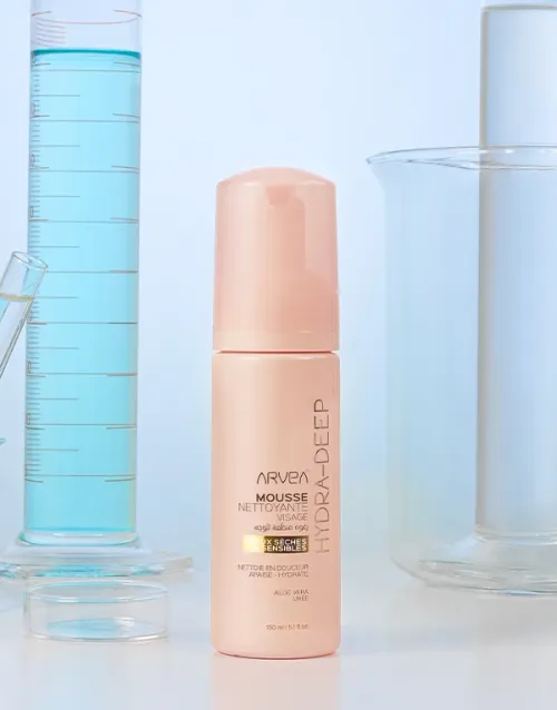 MOUSSE NETTOYANTE VISAGE HYDRA-DEEP PEAUX SÈCHES & SENSIBLES MOUSSE NETTOYANTE VISAGE HYDRA-DEEP PEAUX SÈCHES & SENSIBLES