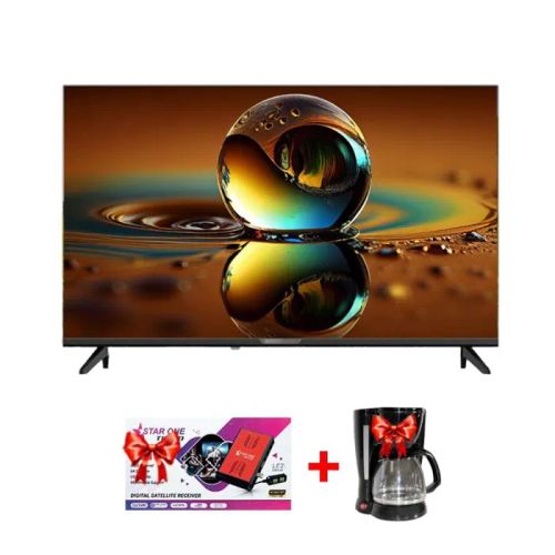 TV STARONE 43" FHD LED Smart + Récepteur + Cafetière  Gratuite