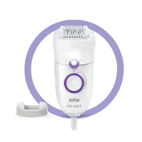 Épilateur BRAUN SE5-505P Silk épil 5 - Blanc&Violet