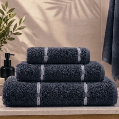 Drap De Bain 70x140 KHT25-60 Gris Drap De Bain 70x140 KHT25-60 Gris