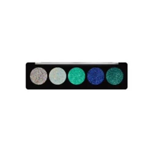 profusion palette 5 shade glitter emerald gems