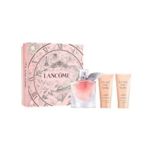 coffret la vie est belle edp 50ml + lait 50ml + shower gel 50ml