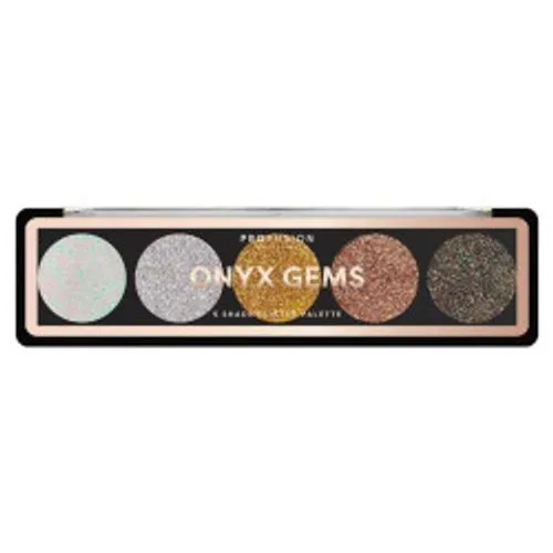 profusion palette 5 shade glitter onyx gems