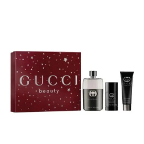 gucci coffret gucci guilty homme edt 90ml +gd 50ml + deo stick