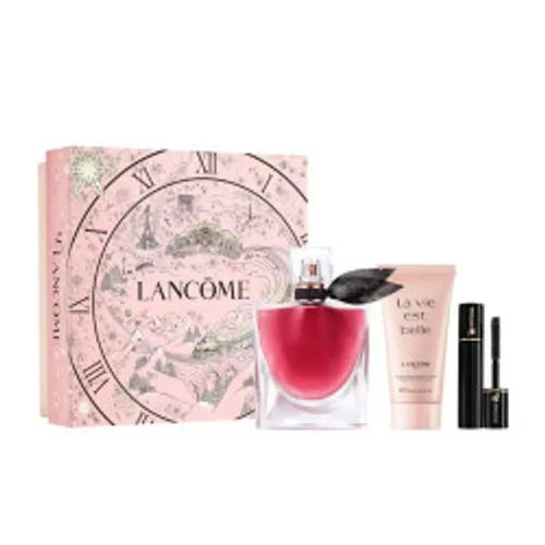 coffret la vie est belle elixir edp 50ml + lait 50ml + mini hypnose