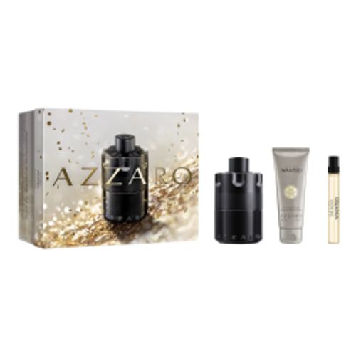 azzaro coffret the most wanted parfum 100ml + hb 75ml + 10ml azzaro coffret the most wanted parfum 100ml + hb 75ml + 10ml