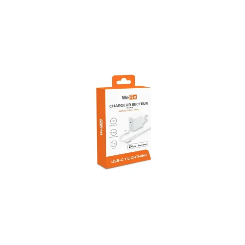 CHARGEUR WEFIX CVOY 30W + CBL LIGHT CHARGEUR WEFIX CVOY 30W + CBL LIGHT