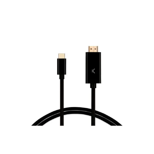 CABLE KSIX ADAPTATEUR USB-C VERS HDMI 60HZ 2M NOIR CABLE KSIX ADAPTATEUR USB-C VERS HDMI 60HZ 2M NOIR