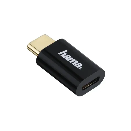 Hama USB-C Adapter, USB-C plug - micro USB 2.0 soc Hama USB-C Adapter, USB-C plug - micro USB 2.0 soc
