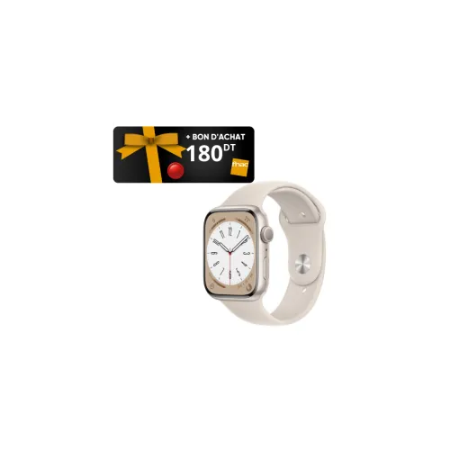 Apple Watch Series 8 GPS 45mm Starlight Aluminium