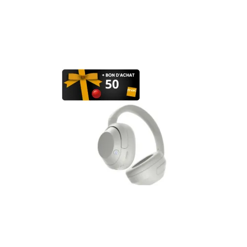 CASQUE BT SONY WH-ULT900 WHITE CASQUE BT SONY WH-ULT900 WHITE