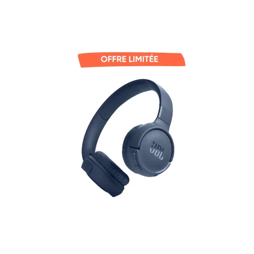 CASQUE JBL T520 BT BLEU CASQUE JBL T520 BT BLEU