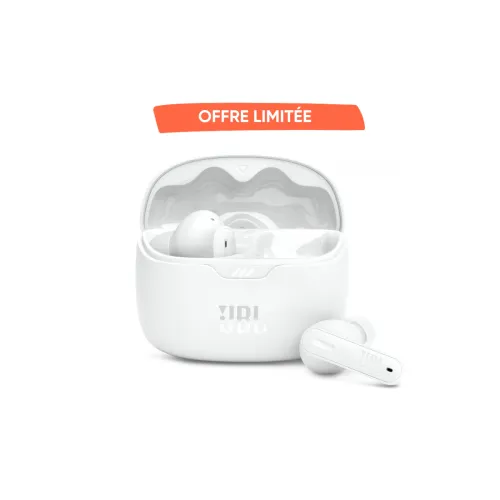 ECOUTEURS Bluetooth JBL TUNE BEAM BLANC ECOUTEURS Bluetooth JBL TUNE BEAM BLANC