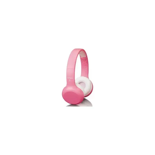 CASQUE BLUETOOTH LENCO PLIABLE POUR ENFANTS - ROSE