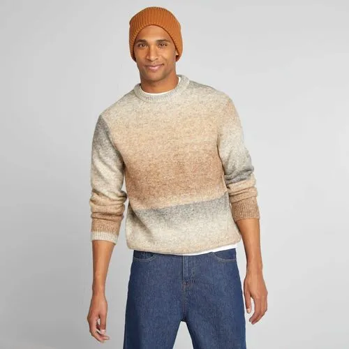 pull en maille grosse jauge beige pull en maille grosse jauge beige