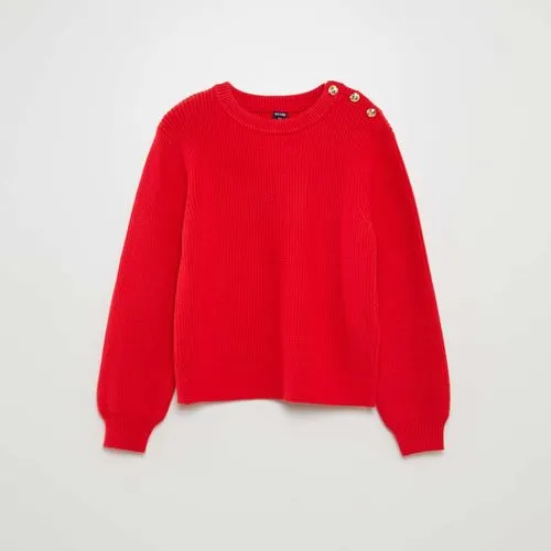 pull avec boutons marinières rouge pull avec boutons marinières rouge