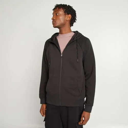 sweat à capuche zippé noir sweat à capuche zippé noir