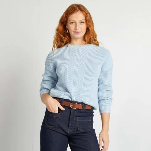 pull en maille épaisse bleu pull en maille épaisse bleu