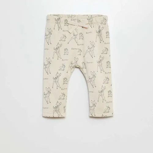 legging 'disney' en molleton léger 'bambi' blanc legging 'disney' en molleton léger 'bambi' blanc