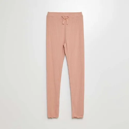 legging côtelé rose legging côtelé rose