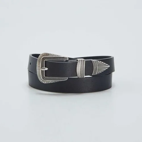 ceinture style western noir