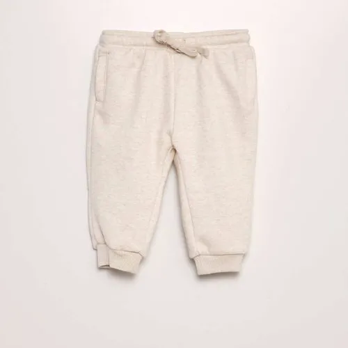 pantalon de jogging beige