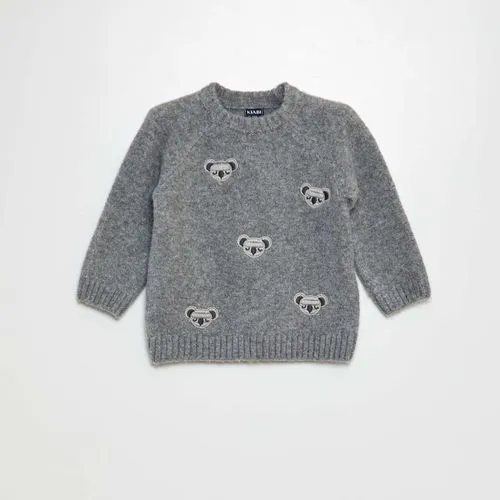 pull en maille douce gris foncé pull en maille douce gris foncé