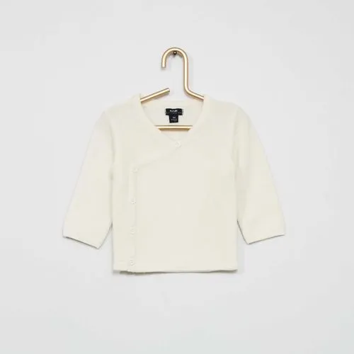 pull en maille point mousse blanc pull en maille point mousse blanc