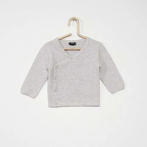 gilet asymétrique gris clair gilet asymétrique gris clair