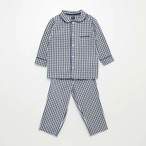 pyjama vichy - 2 pièces bleu pyjama vichy - 2 pièces bleu