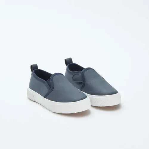 baskets slip-on en suédine bleu baskets slip-on en suédine bleu