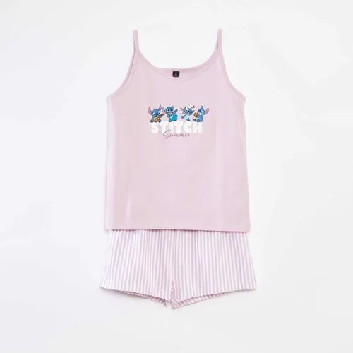 pyjama court débardeur + short 'disney' - 2 pièces violet pyjama court débardeur + short 'disney' - 2 pièces violet