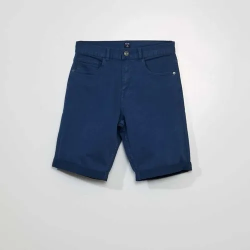 bermuda chino à 5 poches bleu bermuda chino à 5 poches bleu