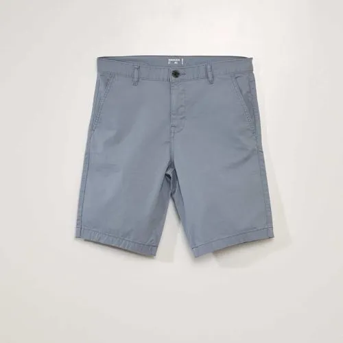 bermuda chino uni gris bermuda chino uni gris