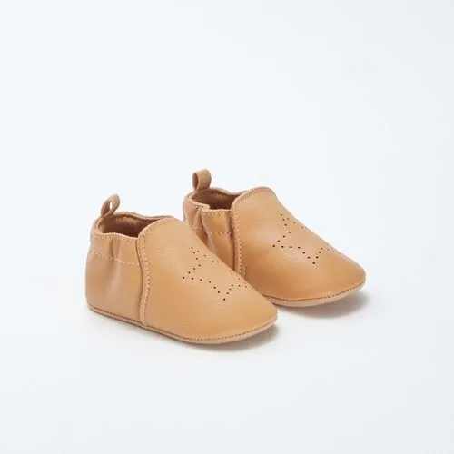 chaussons irisés avec étoile marron chaussons irisés avec étoile marron