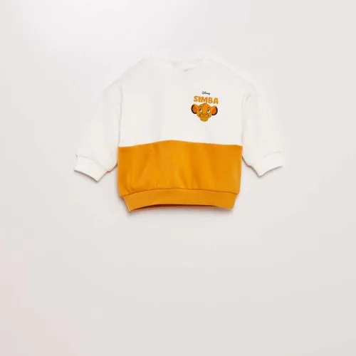 sweat 'disney' 'simba' jaune sweat 'disney' 'simba' jaune