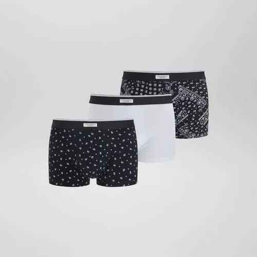 lot 3 boxers stretch black_w lot 3 boxers stretch black_w