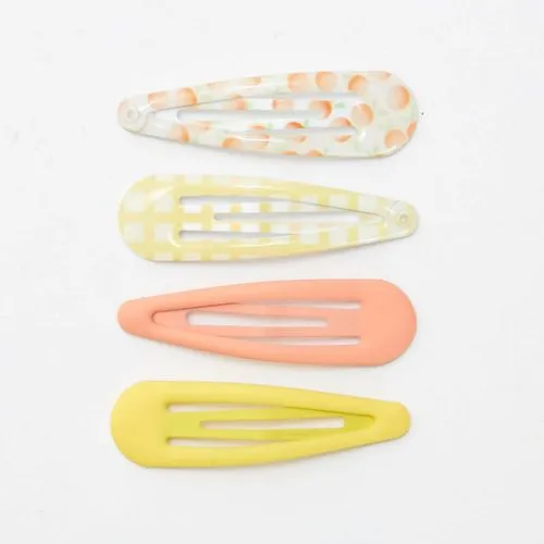 lot de 4 pinces clic clac jaune lot de 4 pinces clic clac jaune