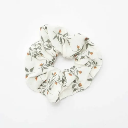 chouchou en gaze de coton beige chouchou en gaze de coton beige