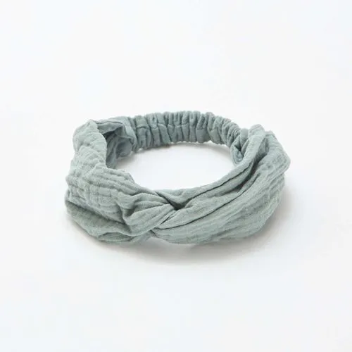 bandeau en gaze de coton vert bandeau en gaze de coton vert