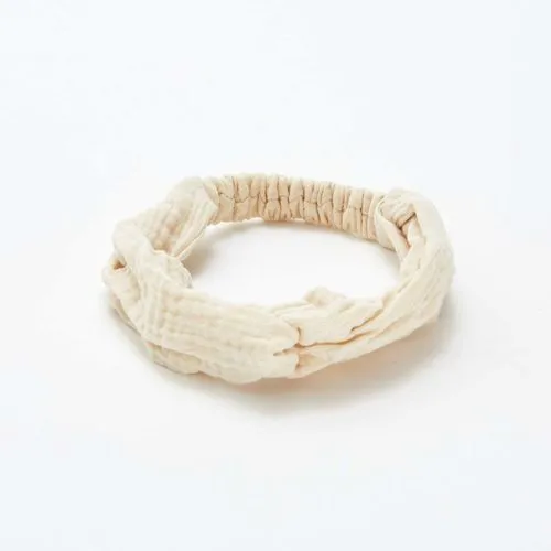 bandeau en gaze de coton beige bandeau en gaze de coton beige