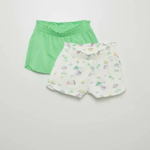 lot de 2 shorts légers - 2 pièces jaune lot de 2 shorts légers - 2 pièces jaune