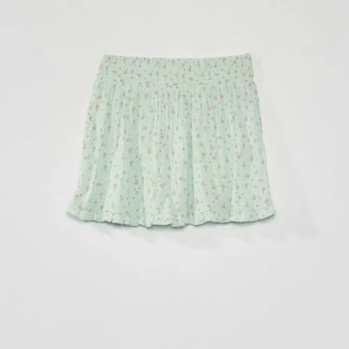 jupe évasée avec imprimé vert jupe évasée avec imprimé vert