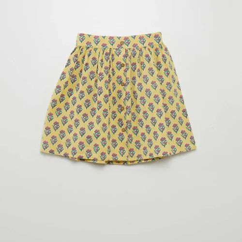 jupe en lin mélangé jaune jupe en lin mélangé jaune