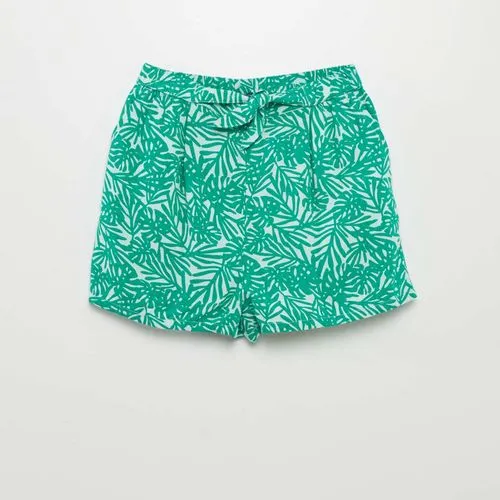 short fluide bleu short fluide bleu