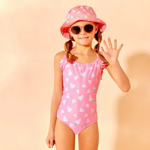 maillot de bain croisé - 1 pièce rose maillot de bain croisé - 1 pièce rose