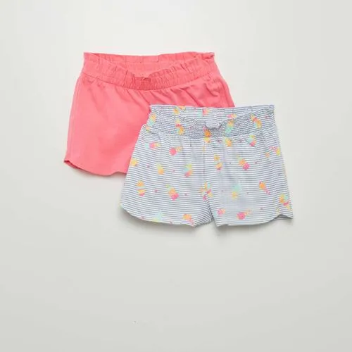 lot de 2 shorts légers - 2 pièces bleu lot de 2 shorts légers - 2 pièces bleu