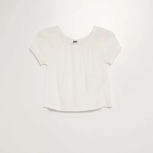 chemisier en plumetis blanc chemisier en plumetis blanc