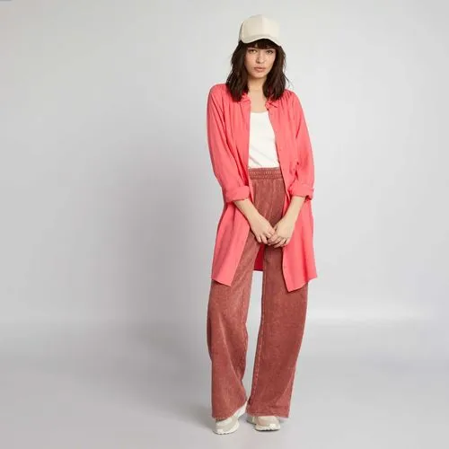 chemisier long rose chemisier long rose